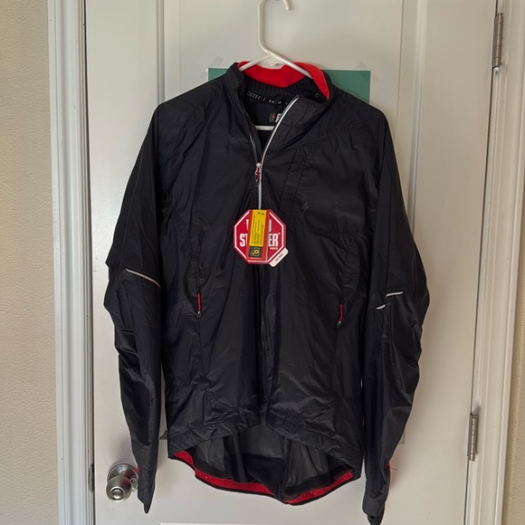 Deflect Jackets & Blazers - Black reflective cycling coat